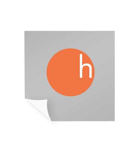 Aufkleber Monomer 1D - weiß und transparent