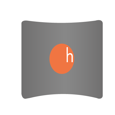 Textilwand ALU | 300er gebogen | einseitig bedruckt